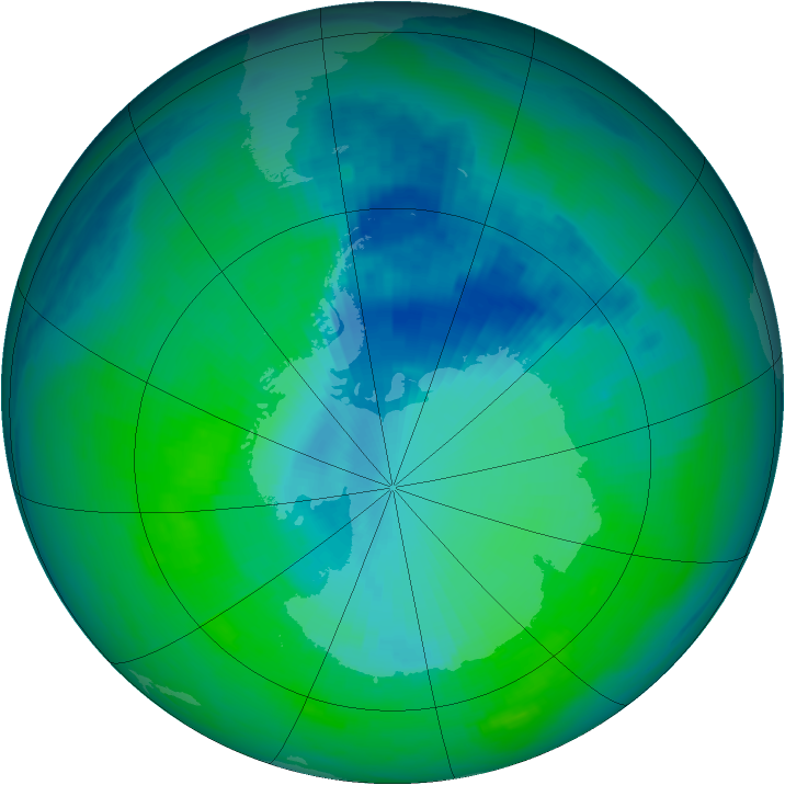 Ozone Map 1987-12-09